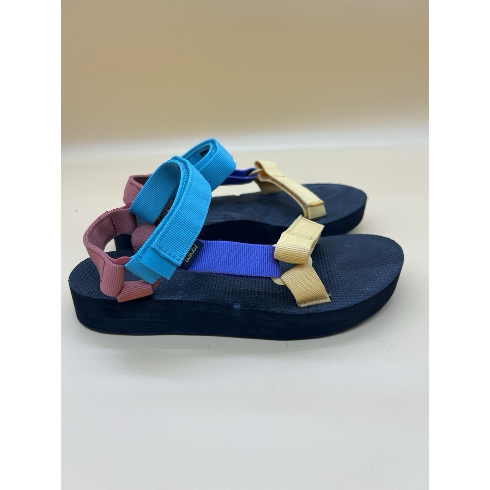 Teva Original Universal Sport Sandals Women's Size 8 Colorblock Hook & Loop